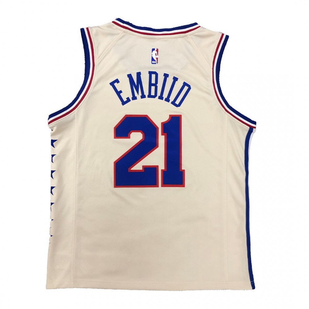 Men's Philadelphia 76ers Joel Embiid #21 2021 Swingman Jersey - Earned Edition-Pro Kit Vault | Brand New 26/27 Sports Jerseys